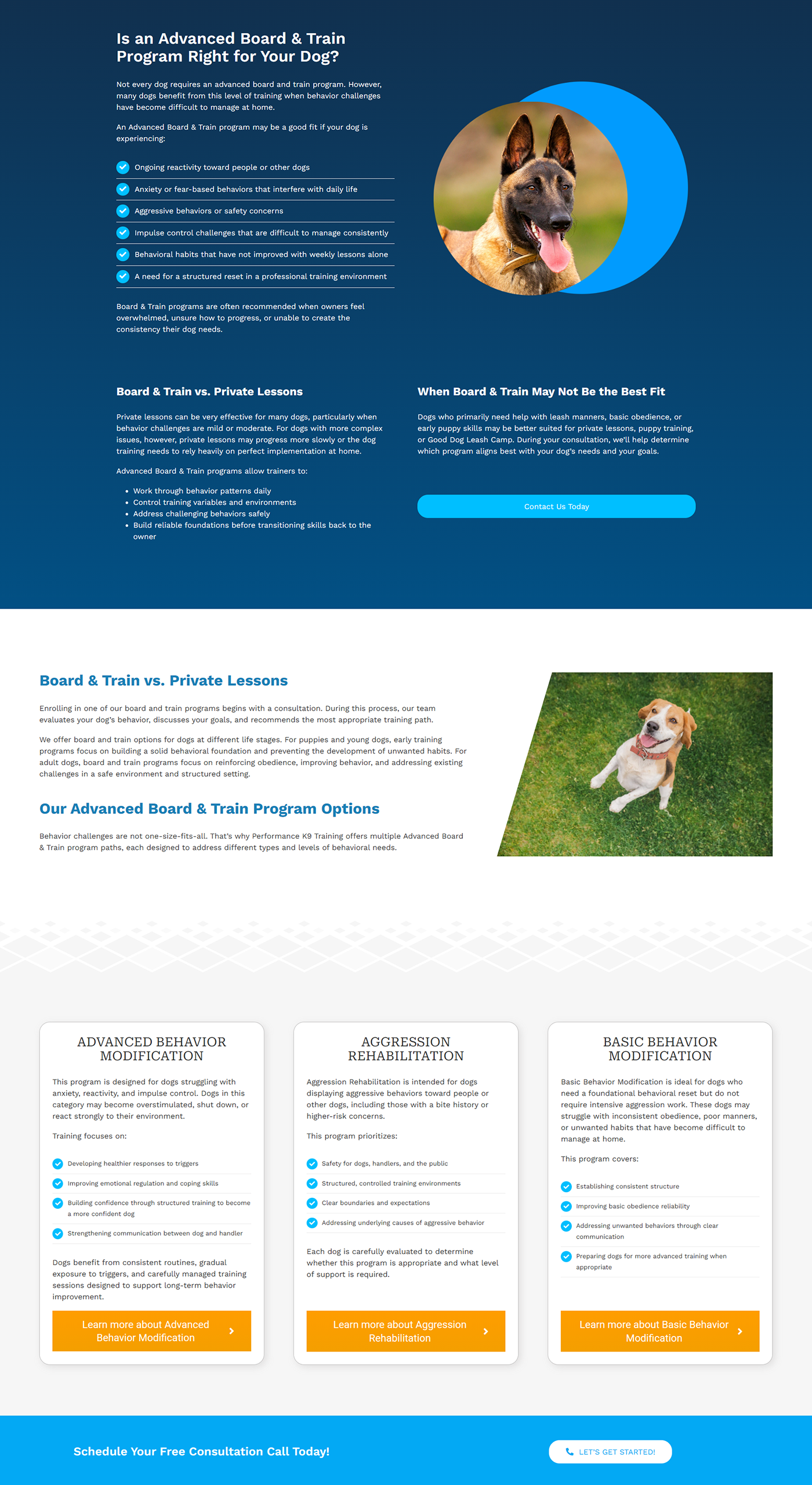 PK9 Landing Page Design