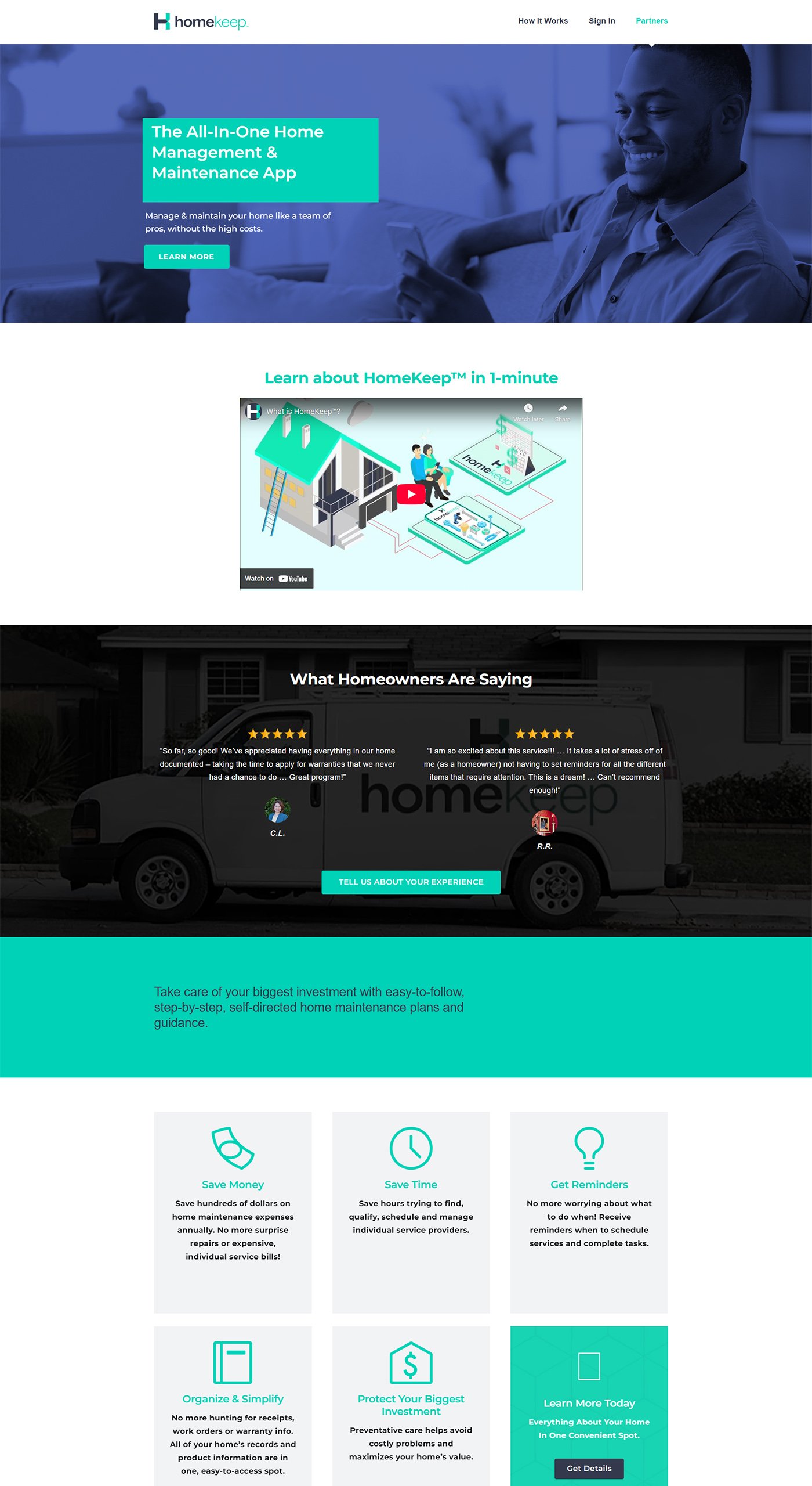 HomeKeep Website Thumbnail